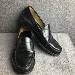 Brooks Brothers Penny Loafers Black Slip On Size 8 D